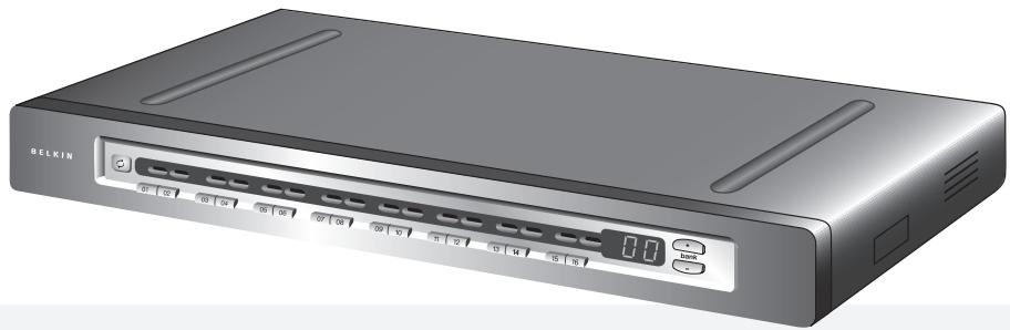 BELKIN OMNIVIEW SMB CAT5 KVM SWITCH - Gestione sus servidosores mediante una consola PS/2 y cableado CAT5 - 1