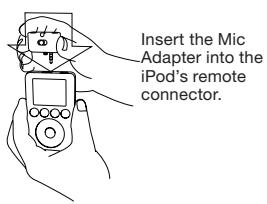 BELKIN ADAPTATEUR UNIVERSEL POUR MICROPHONE #F8E478EA - To locate recordings on the iPod after syncing with iTunes: - 1