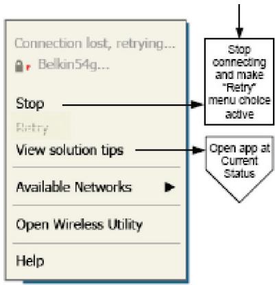 BELKIN ADAPTATEUR USB SANS FIL G+ MIMO #F5D9050FR - Connection Failure - 1
