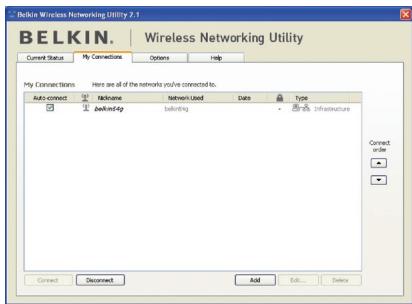 BELKIN ADAPTATEUR USB SANS FIL G+ MIMO #F5D9050FR - Modification des paramètres de sécurité sans fil - 1