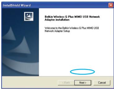 BELKIN ADAPTATEUR USB SANS FIL G+ MIMO #F5D9050FR - IMPORTANT: Installare il software prima di inserire l'adattatore. - 2