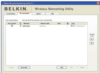 BELKIN ADAPTATEUR USB SANS FIL G+ MIMO #F5D9050FR - Changing the Wireless Security Settings - 1