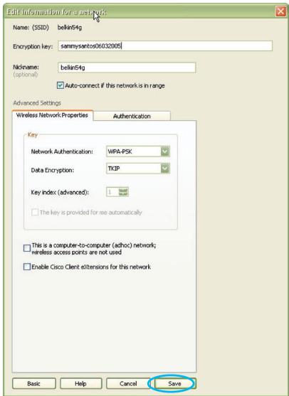 BELKIN ADAPTATEUR USB SANS FIL G+ MIMO #F5D9050FR - WPA-PSK (zonder server) - 1