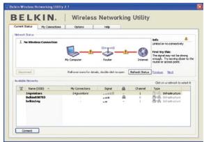 BELKIN ADAPTATEUR USB SANS FIL G+ MIMO #F5D9050FR - Come usare il programma di utilità di rete wireless - 2