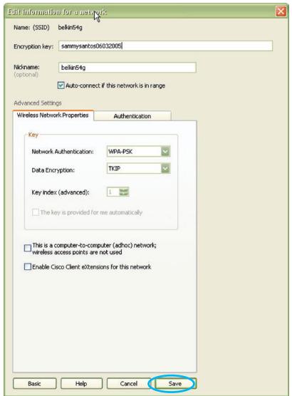BELKIN ADAPTATEUR USB SANS FIL G+ MIMO #F5D9050FR - WPA-PSK (senza server) - 1
