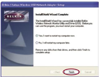 BELKIN F5D6051 - Étape 1: Installation du logiciel et des pilotes - 3