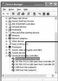 BELKIN F5U230 - USB devices listing following installation - 2