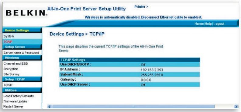 BELKIN SERVEUR D'IMPRESSION TOUT-EN-UN SANS FIL G #F1UP0002FR - TCP/IP - 1