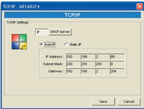 BELKIN SERVEUR D'IMPRESSION TOUT-EN-UN SANS FIL G #F1UP0002FR - Following are instructions on how to change the Print Server's IP address: - 1