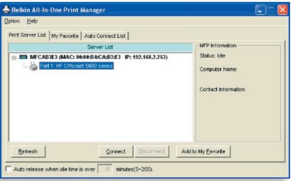 BELKIN SERVEUR D'IMPRESSION TOUT-EN-UN SANS FIL G #F1UP0002FR - Step 4. Installing MFP Drivers/Utilities - 1