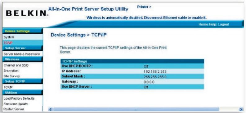 BELKIN SERVEUR D'IMPRESSION TOUT-EN-UN SANS FIL G #F1UP0002FR - TCP/IP - 1