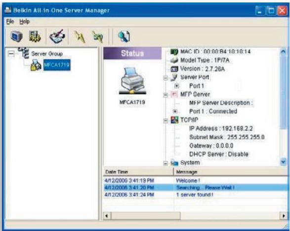 BELKIN SERVEUR D'IMPRESSION TOUT-EN-UN SANS FIL G #F1UP0002FR - Nach Printservern suchen - 1