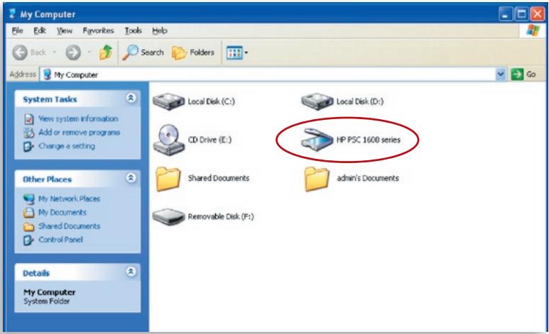 BELKIN SERVEUR D'IMPRESSION TOUT-EN-UN SANS FIL G #F1UP0002FR - Het scanprogramma van Windows XP - 1