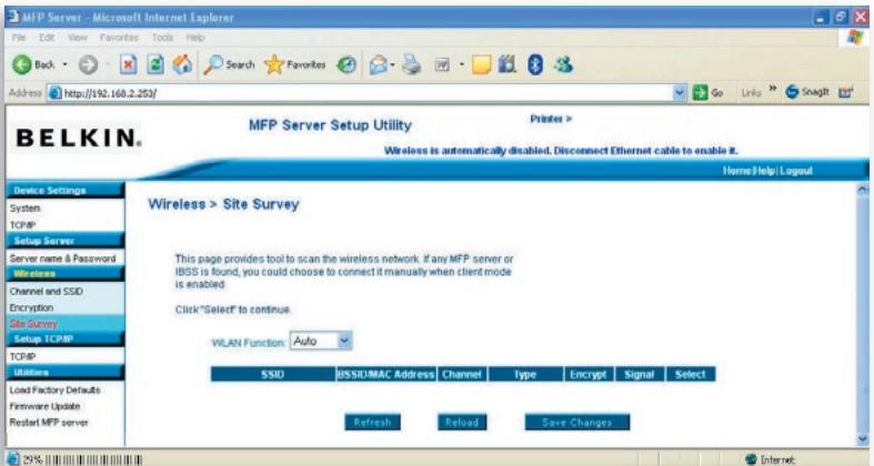 BELKIN SERVEUR D'IMPRESSION TOUT-EN-UN SANS FIL G #F1UP0002FR - Analyse du site - 1