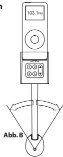 BELKIN TUNEBASE FM POUR IPOD NANO #F8Z063EA - Problem - Wenn ich den iPod nano von der TuneBase FM Halterung abnehme oder mein Auto ausschalte, wird die Wiedergabe nicht automatisch unterbrochen. - 1