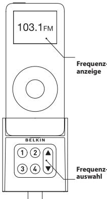 BELKIN TUNEBASE FM POUR IPOD NANO #F8Z063EA - TuneBase™ FM für iPod® nano - 4