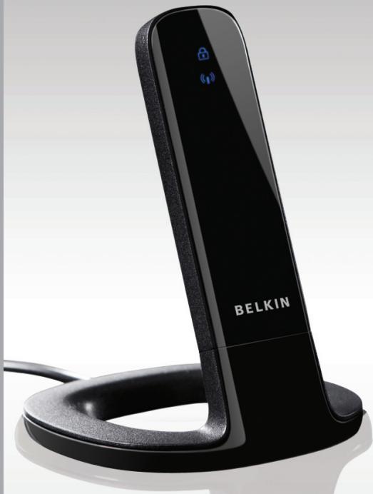 BELKIN ADAPTATEUR USB SANS FIL N+ #F5D8055ED - Manuel de l'utilisateur - 1