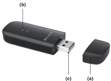 BELKIN ADAPTATEUR USB SANS FIL SHARE F7D2101EDSH - Spécifications du produit - 1