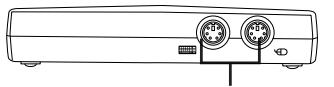 BELKIN F1DB104P2EA - Vista Anteriore/Posteriore dello Switch KVM a due porte Serie E: Porta monitor PC - 3