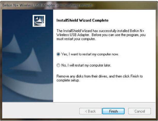 BELKIN F5D8055 - Installation sous Windows Vista - 5