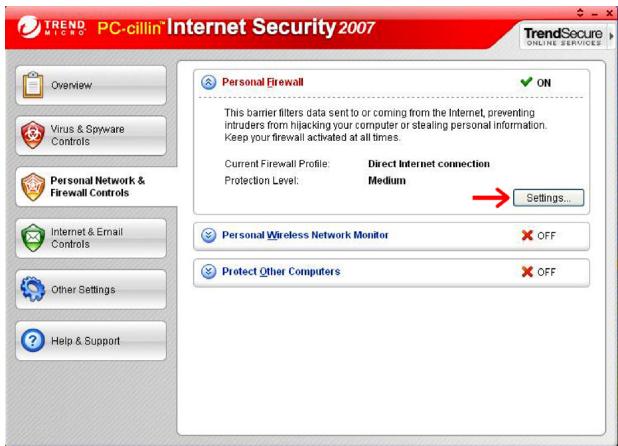 BELKIN HOME BASE #F5L049EA - Trend Micro PC-cillin Internet Security 2007 - 2
