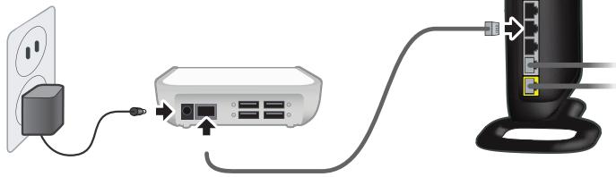 BELKIN HOME BASE #F5L049EA - Connectez le Home Base à votre réseau - 1