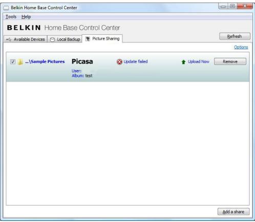 BELKIN HOME BASE #F5L049EA - Notification des erreurs - 2