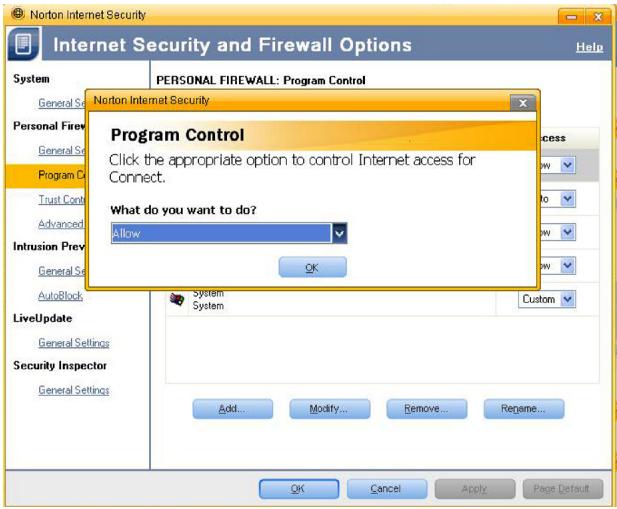 BELKIN HOME BASE #F5L049EA - Norton Internet Security 2007 - 5