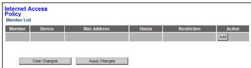 BELKIN MODEM ROUTEUR SANS FIL N F5D8635ED4A - Contrôle de l'accès - 1