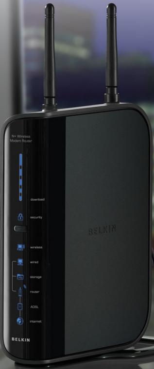 BELKIN MODEM ROUTEUR SANS FIL N F5D8635ED4A - Modem-routeur sans fil N+ - 1