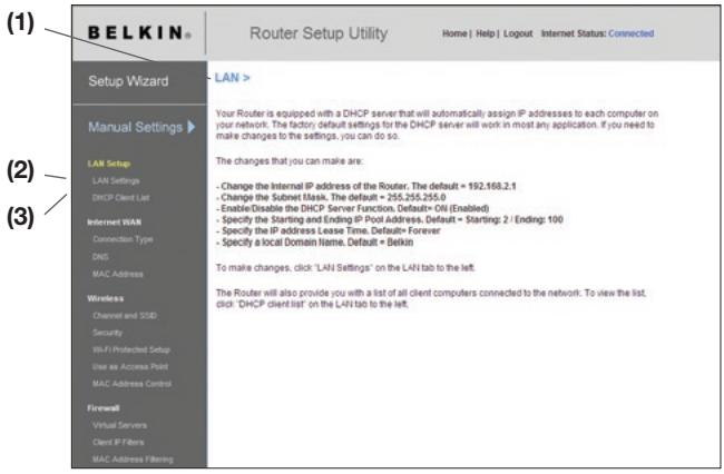 BELKIN N1 VISION - Einrichten der WAN-MAC-Adresse - 2