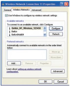 BELKIN N1 VISION - I am NOT using a Belkin client card for a home network and I am having difficulty setting up Wireless Protected Access (WPA) security. - 1
