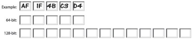 BELKIN N1 VISION - Using a Hexadecimal Key - 1