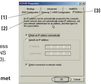 BELKIN N1 VISION - Netwerkinstellungen handmatig configureren onder Windows 2000, NT® en XP - 2