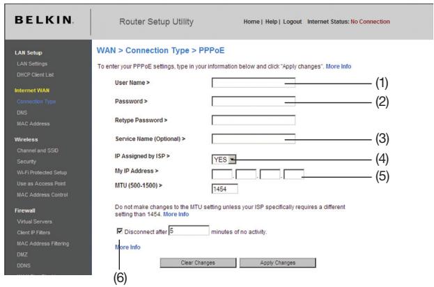 BELKIN OPTIMISEE ROUTEUR SANS FIL - Configuration de votre connexion de type PPPoE - 1
