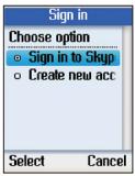 BELKIN TELEPHONE INTERNET DE BUREAU POUR SKYPE - Création d'un nouveau compte - 1