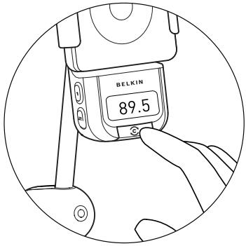 BELKIN TUNEBASE FM AVEC CLEARSCAN #F8Z176EABLK - ClearScan gebruiken om de Beste fm-frequentie op te zoeken (aanbevolen) - 1
