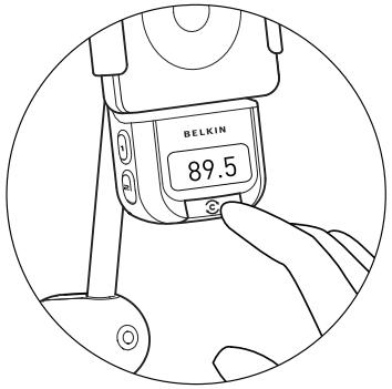 BELKIN TUNEBASE FM AVEC CLEARSCAN #F8Z176EABLK - Using ClearScan to Find the Best FM Frequency (recommended) - 1
