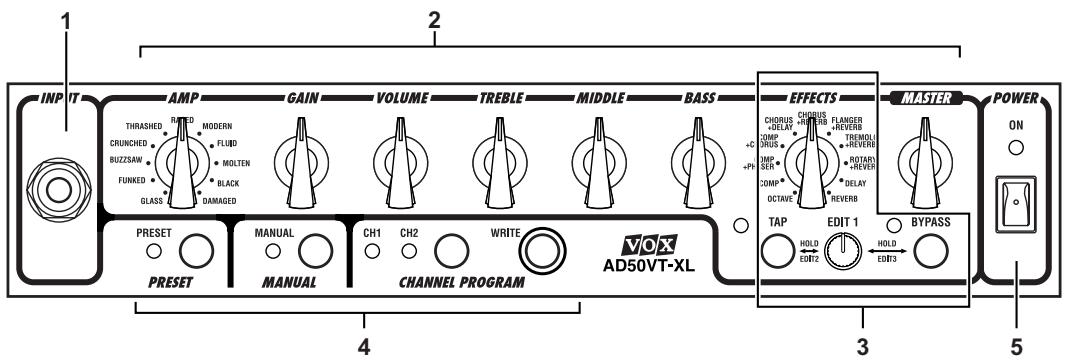 VOX AD50VT-XL - Face avant - 1
