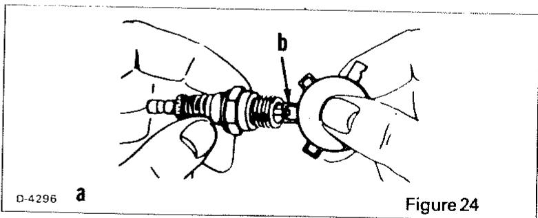 MURRAY TONDEUSE AUTOPORTEE 30 POUCES MODELE 81-30151 - BOUGIE (fig. 24) - 2