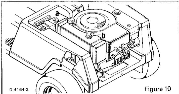 MURRAY TONDEUSE AUTOPORTEE  30 POUCES MODELE 81-30351 - N.B. REMPLIR LE CARTER DU MOTEUR D'HUILE AVANT DE DEMARRER. - 4