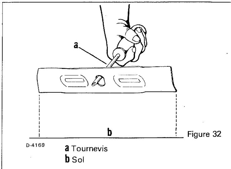 MURRAY TONDEUSE AUTOPORTEE  30 POUCES MODELE 81-30351 - RÉGLAGE DE LA COMMANDE DU RÉGIME DU MOTEUR (Fig. 34) - 1