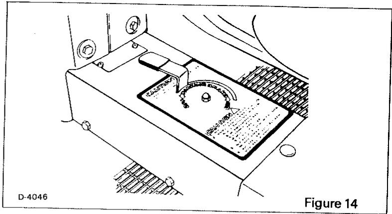 MURRAY TONDEUSE AUTOPORTEE  30 POUCES MODELE 81-30351 - LEVIER DE COMMANDE DE LA LAME (fig. 16) - 3