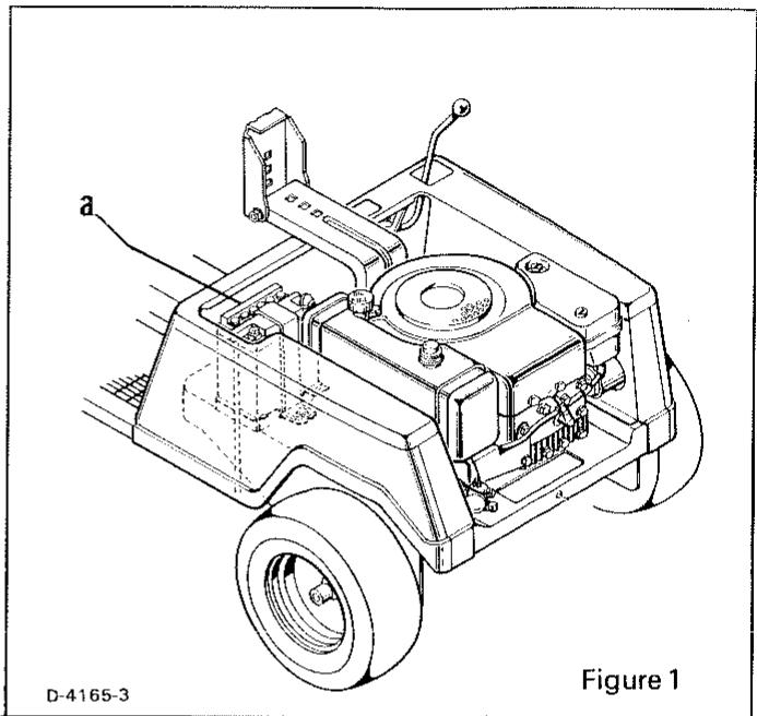 MURRAY TONDEUSE AUTOPORTEE  30 POUCES MODELE 81-30351 - DEPOSE DE LA BATTERIE - 1