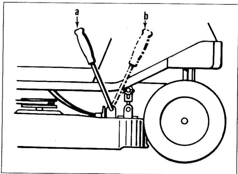 MURRAY TONDEUSE AUTOPORTEE  30 POUCES MODELE 81-30351 - LEVIER DE COMMANDE DE LA LAME (fig. 16) - 5