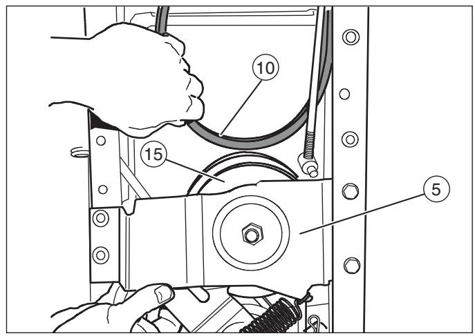 MURRAY 465618X51 - Entfernen des Motor-Treibriemens - 6