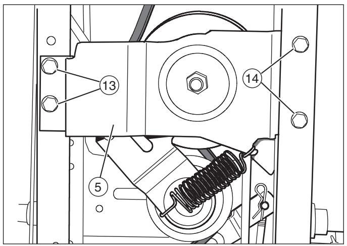 MURRAY 465618X51 - Entfernen des Motor-Treibriemens - 5