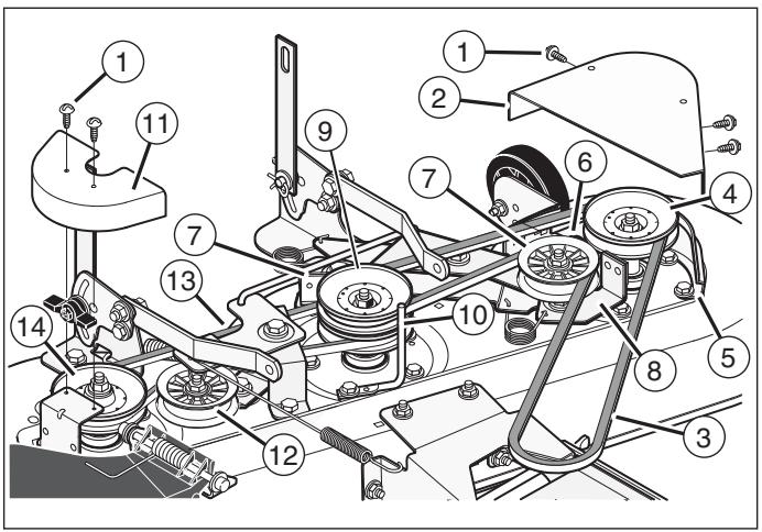 MURRAY 465618X51 - Sostituzione della cinghia di trasmissione primaria tosaerba - 1