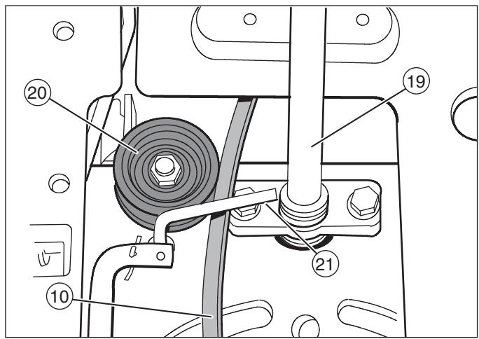 MURRAY 465618X51 - Rimozione della cinghia di trasmissione del motore - 8