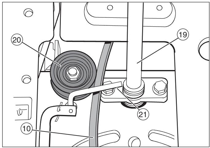 MURRAY 465618X51 - Installation des Motor-Treibriemens - 1